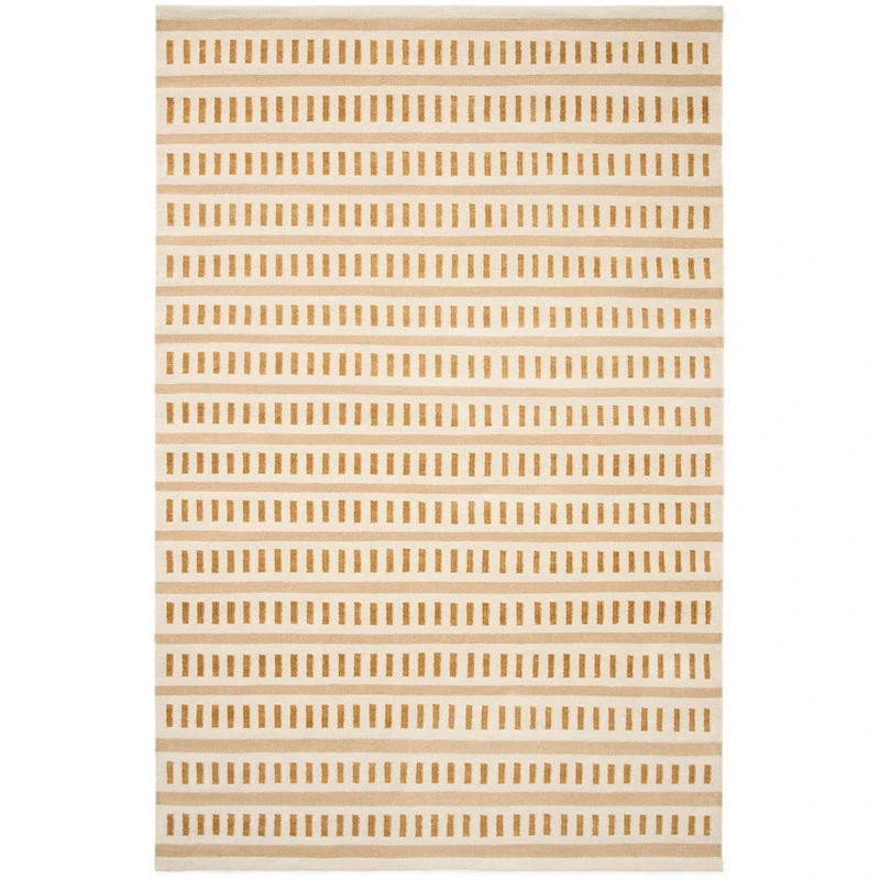 Ladakh Villamatto 180x270 cm, Luonnonvalkoinen / Beige / Masala Yellow