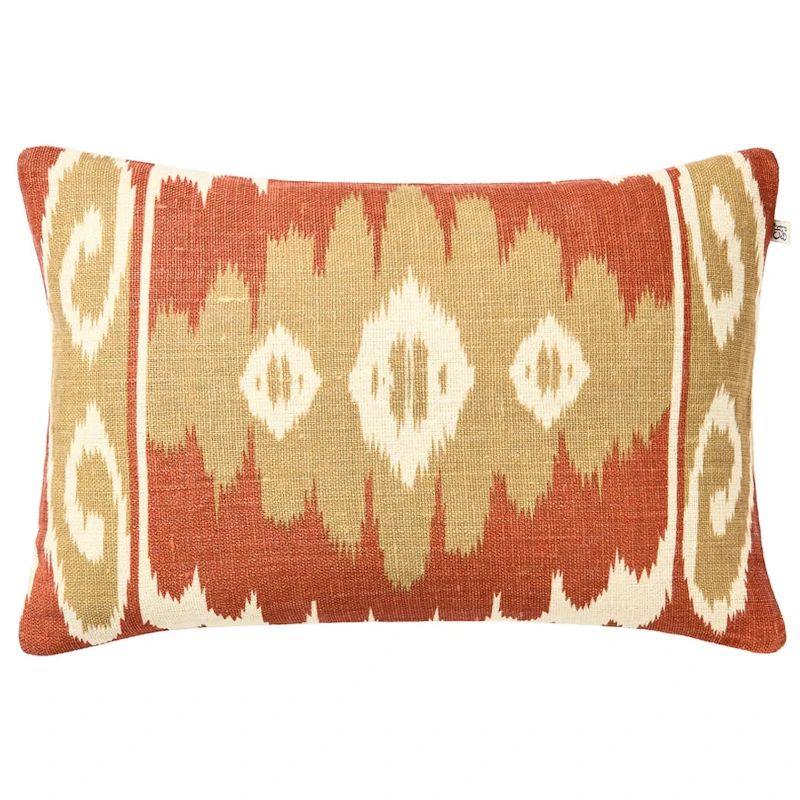Laya Tyynynpäällinen 40x60 cm, Apricot Orange / Khaki