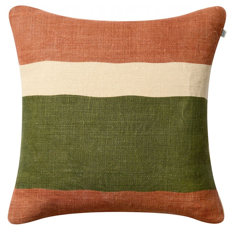 Manali Tyynynpäällinen 50x50 cm, Apricot Orange / Cactus Green