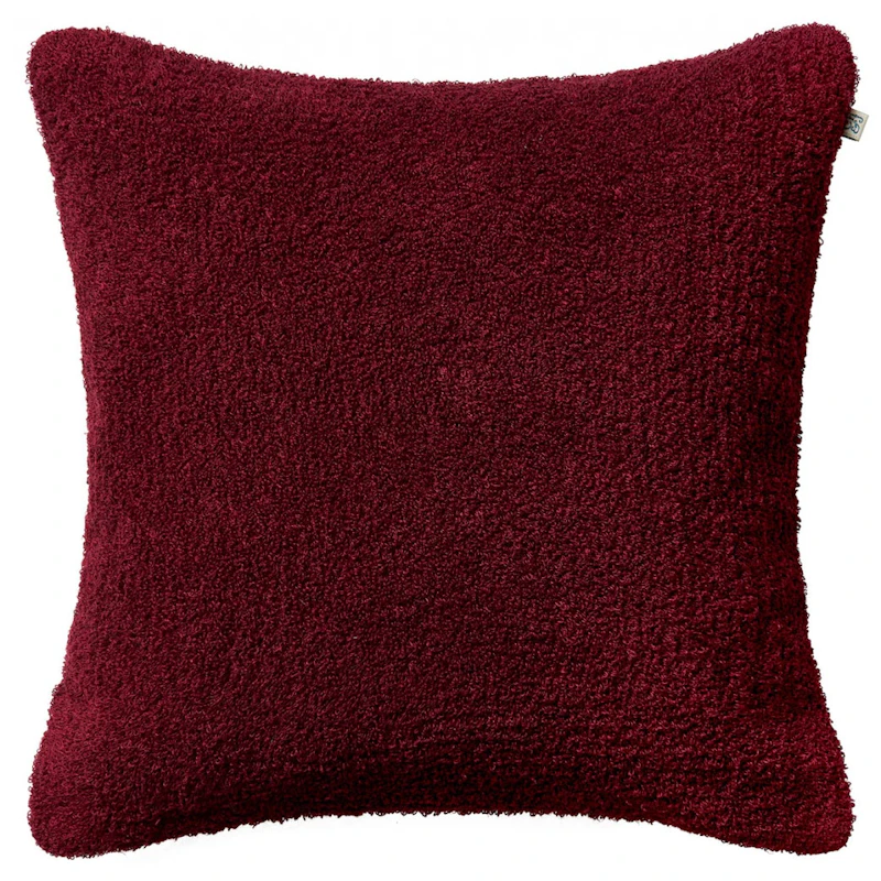 Mani Tyynynpäällinen Silmukkanukkakangas 50x50 cm, Ruby