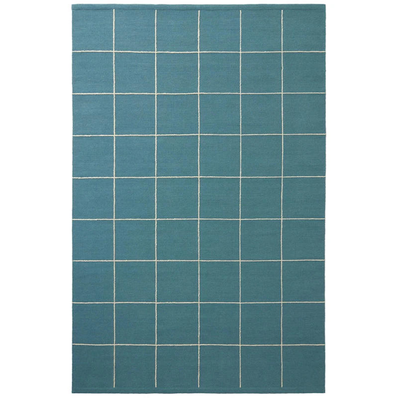 Milan Matto 180x270 cm, Sininen / Luonnonvalkoinen