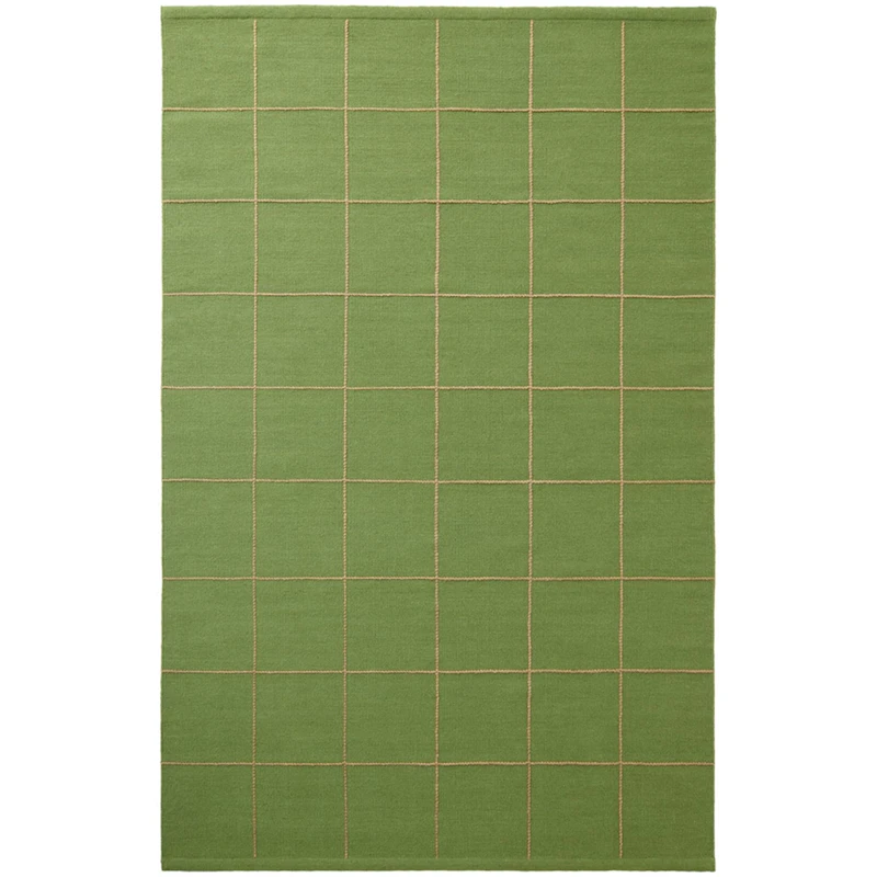 Milan Matto 180x270 cm, Beige / Cactus Green