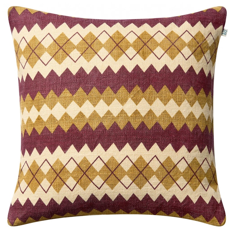 Nisha Tyynynpäällinen 50x50 cm, Masala Yellow / Ruby