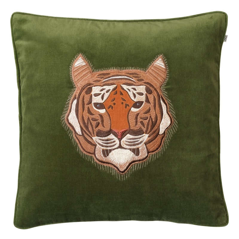 Tiger Tyynynpäällinen 50x50, Vihreä