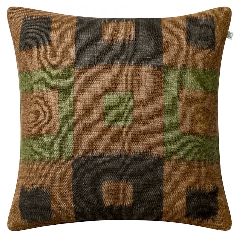Vicky Tyynynpäällinen 50x50 cm, Taupe / Brown / Cactus Green