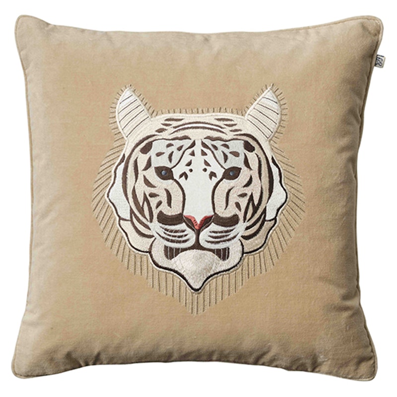 White Tiger Tyynynpäällinen 50x50, Beige