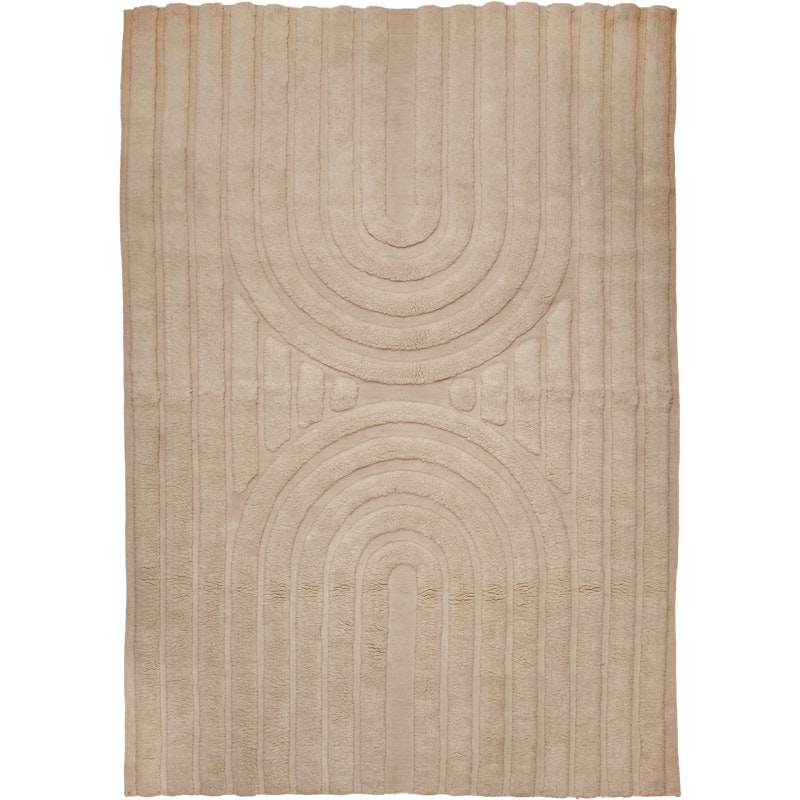 Curve Matto 170x230 cm, Natural Beige