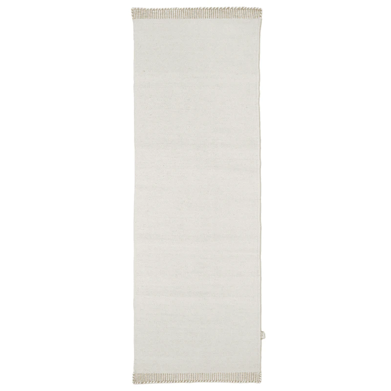 Pure Villamatto 80x250 cm, Luonnonvalkoinen