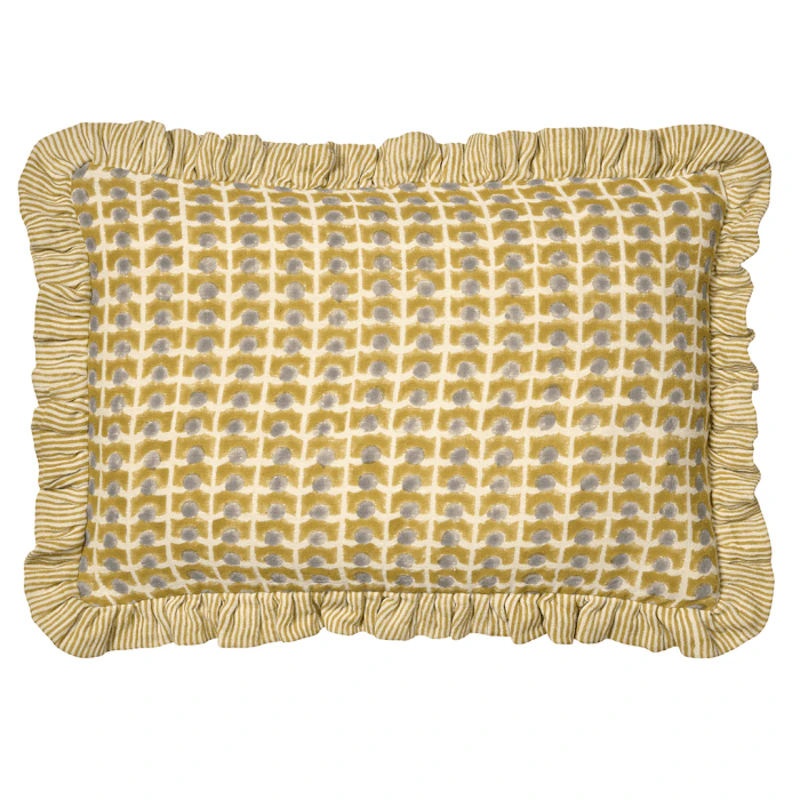 Ripple Tyynynpäällinen 40x60 cm, Keltainen