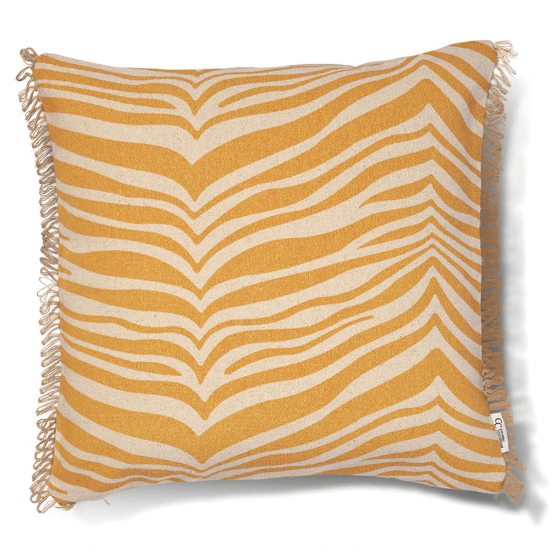 Zebra Tyyny 50x50 cm, Keltainen