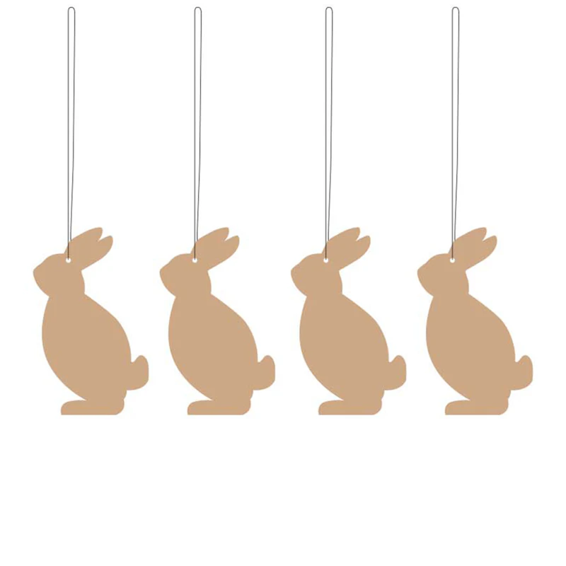 Easter Deco Hare, Cafe Au Lait