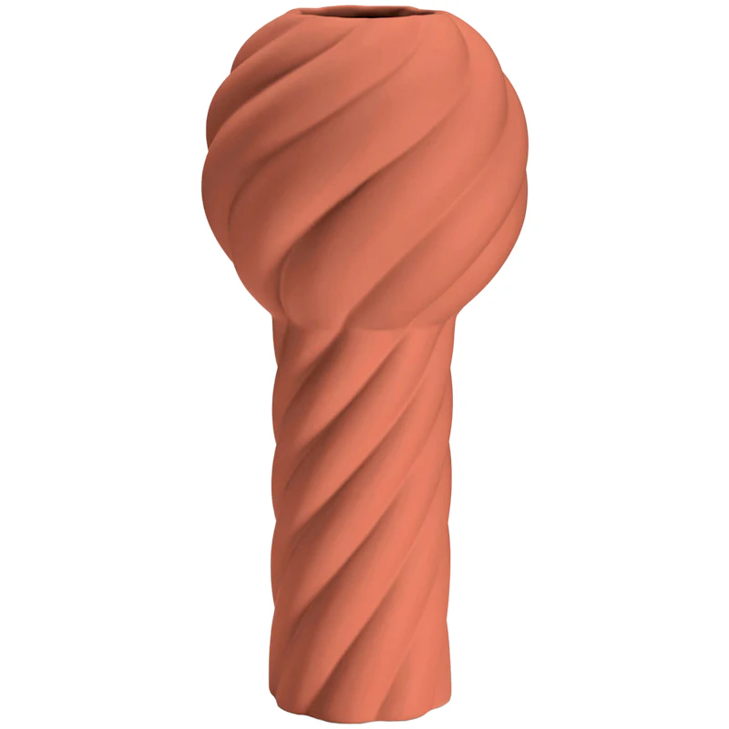 Twist Pillar Vaasi 34 cm, Punainen