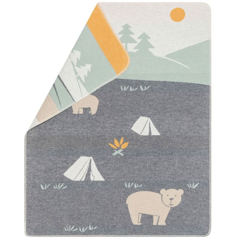 Juwel Vauvanhuopa 70x90 cm Bears on Camping, Harmaa