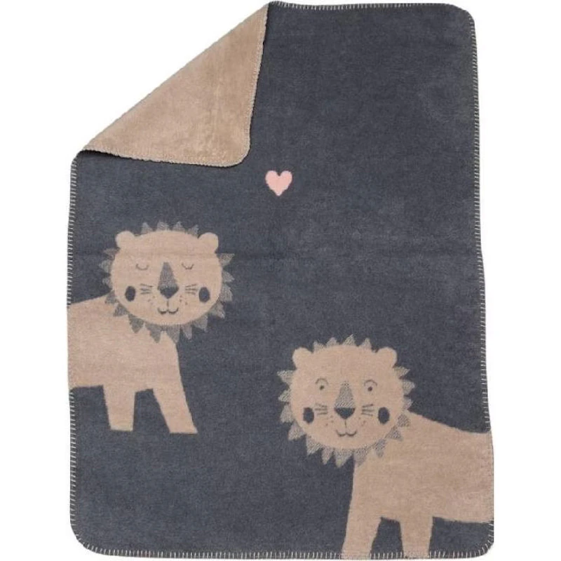 Mila Vauvanhuopa 75x100 cm Lion, Harmaa / Beige