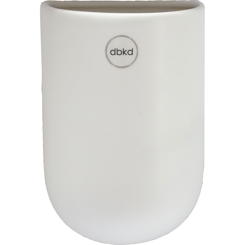 Cut Wall Pot Medium, White Seinäruukku, M Valkoinen