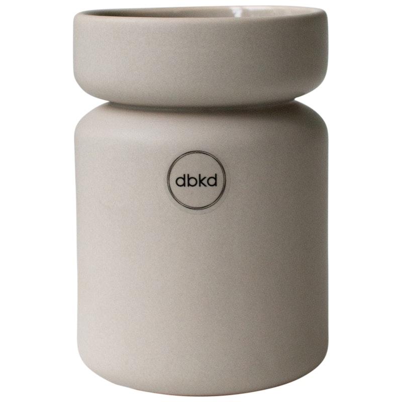 Neck Vaasi Pieni, Taupe-ruskea