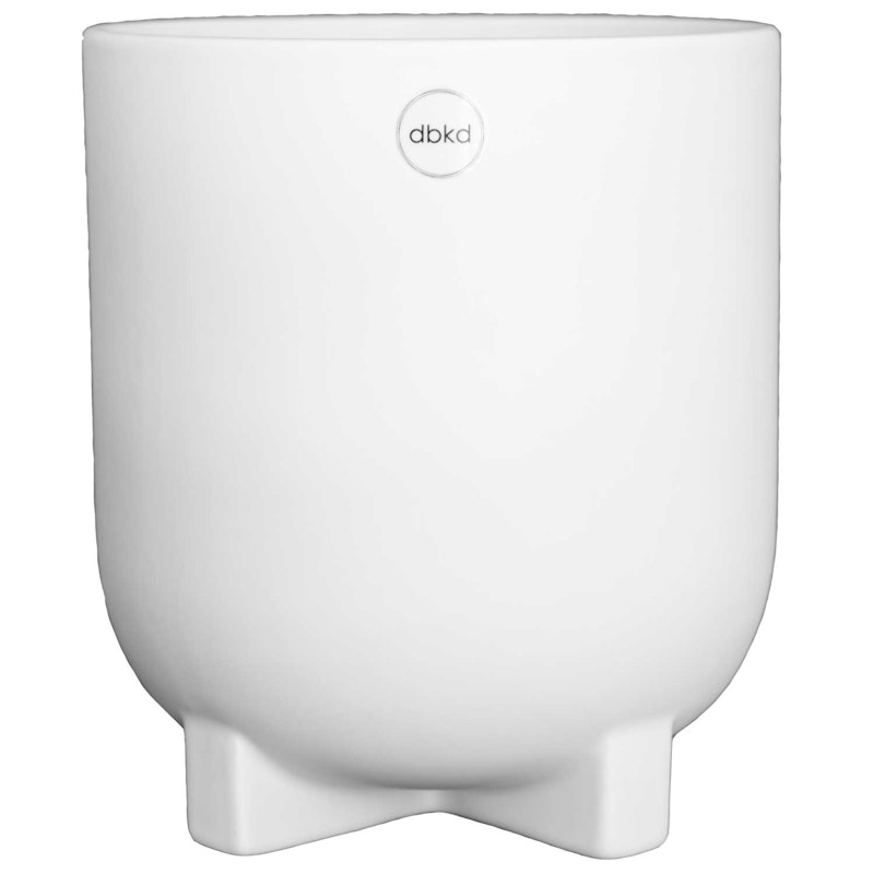 Plus Kukkaruukku, Valkoinen, 16 cm