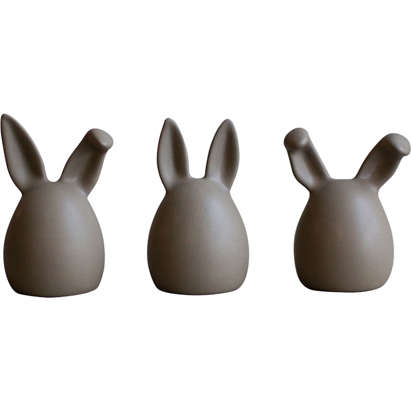 Triplets Easter Decoration 3-Pack Pääsiäiskoriste 3-pakkaus, Dust