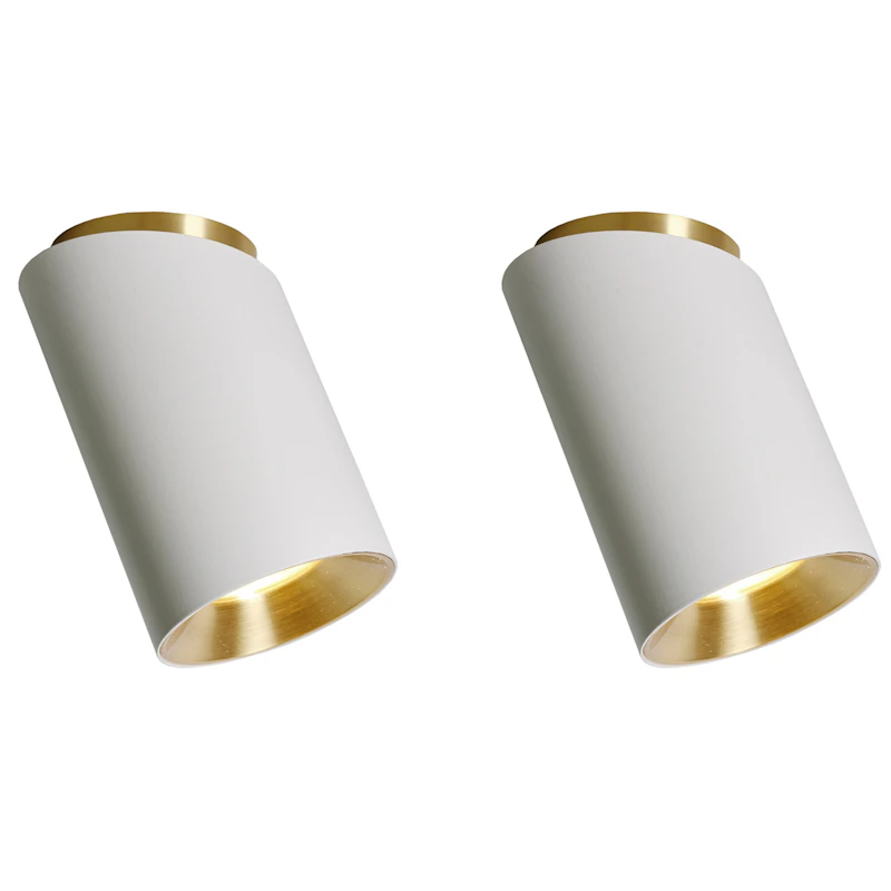 Tobo C85 Kohdevalo Diagonaalinen 2 kpl:n pakkaus, Valkoinen