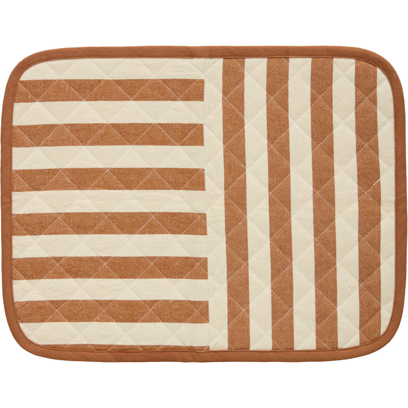 Block Stripe Tabletti 35x45 cm, Ruskea