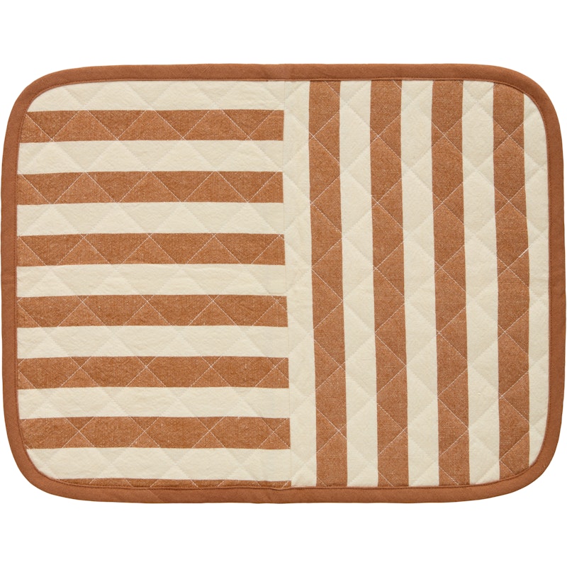 Block Stripe Tabletti 35x45 cm, Ruskea