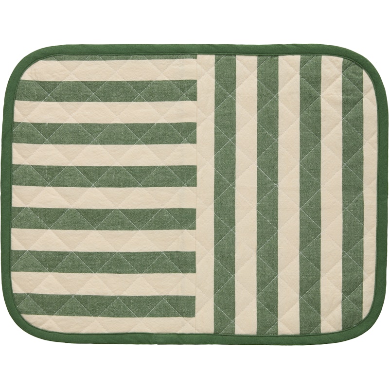 Block Stripe Tabletti 35x45 cm, Vihreä
