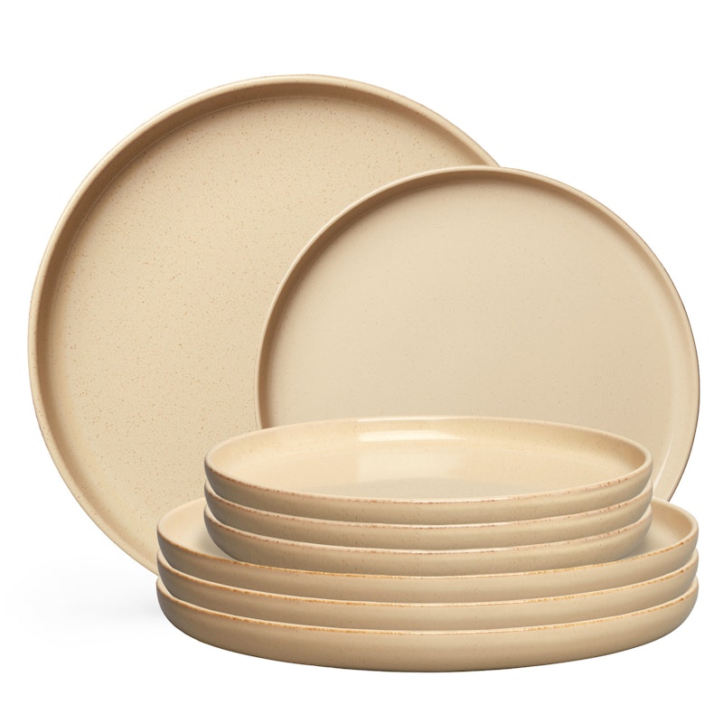 BON Aloitussetti Lautaset 8 kpl:n pakkaus, Beige