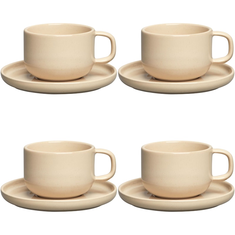 BON Teekuppi 4 kpl:n pakkaus, Beige