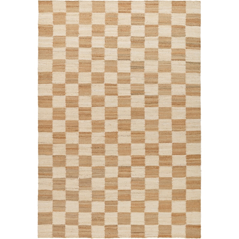 Chess Matto Natural Jute / Luonnonvalkoinen, 180x270 cm
