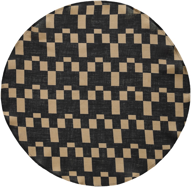 Eira Joulukuusimatto 125 cm, Beige / Musta