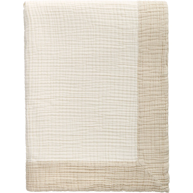 Ella Crincle Päiväpeite 180x260 cm, Hiekanvärinen