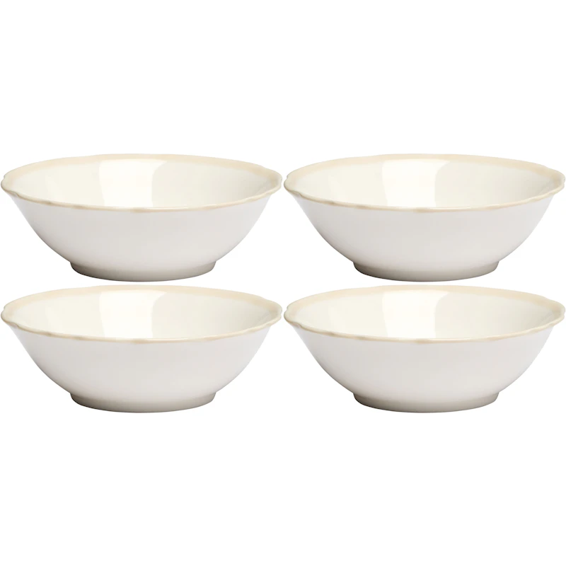 Fleur Kulho 15 cm 4 kpl:n pakkaus, Hiekanvärinen