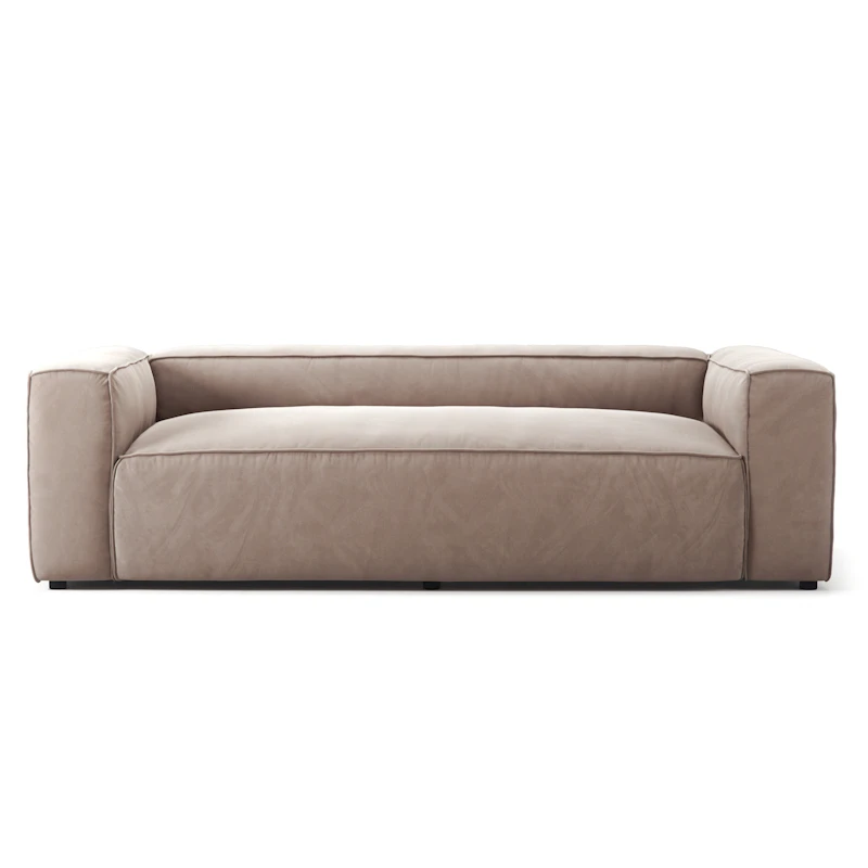 Grand 2-Istuttava Sohva Sametti, Dusk Beige