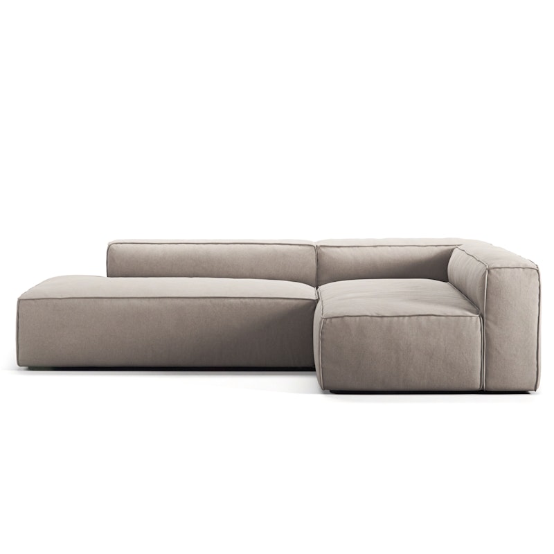 Grand Lounge-Sohva 3-paikkainen avoin pää Vasen, Sandshell Beige