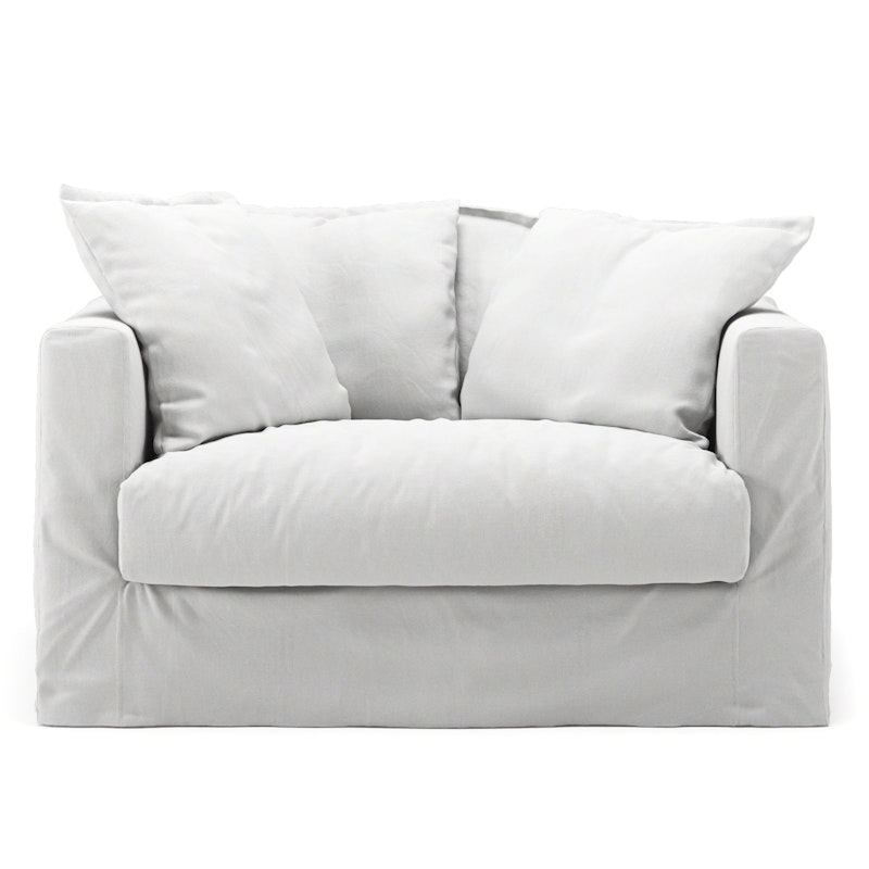 Le Grand Air Love Seat-Sohva Puuvilla, Valkoinen