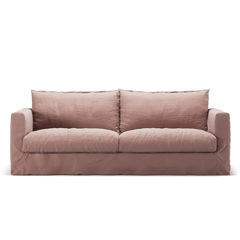 Le grand Air Nou Kolmipaikkainen Sohva Pellava, Tender Blush
