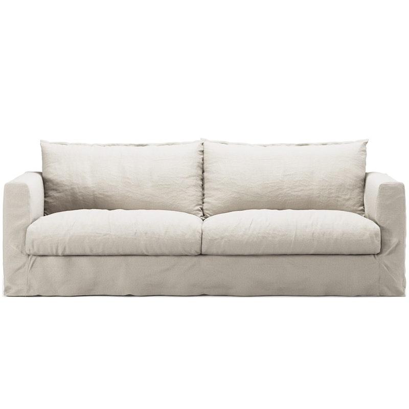 Le grand Air Nou Kolmipaikkainen Sohva Pellava, Creamy White