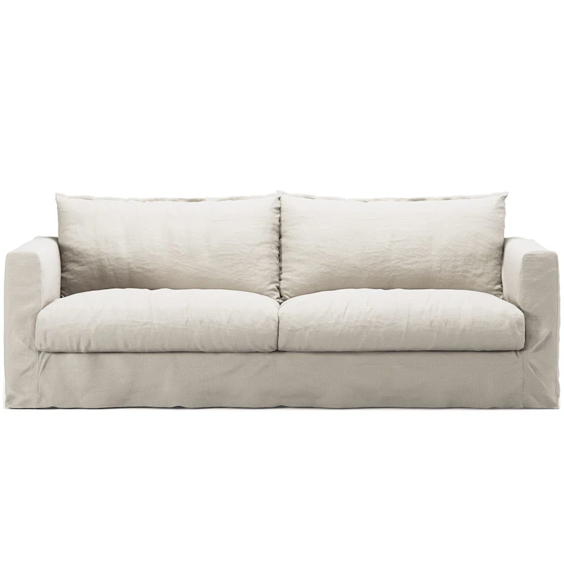 Le grand Air Nou Kolmipaikkainen Sohva Pellava, Creamy White