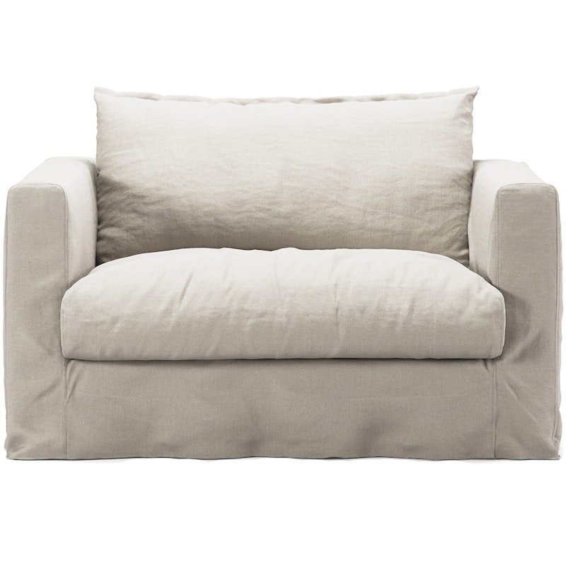 Le Grand Air Nou Love Seat-Sohva Pellava, Creamy White