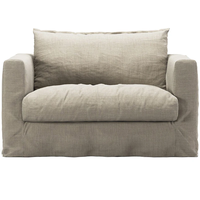 Le Grand Air Nou Love Seat-Sohva Pellava, Natural Blonde