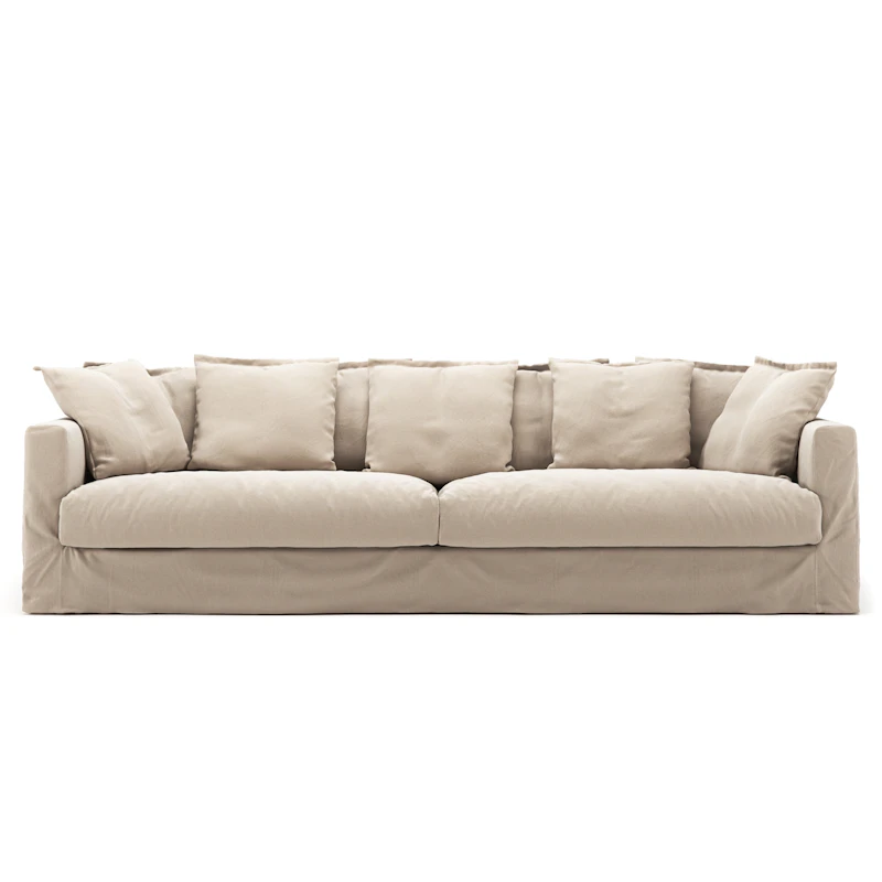 Le Grand Air Nelipaikkainen Sohva Puuvilla, Beige