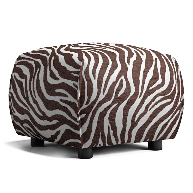 Le Petite Rahi Zebra, Ruskea / Valkoinen