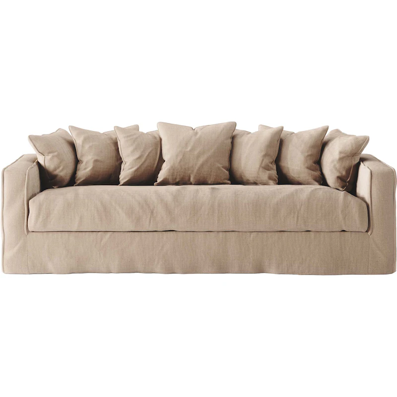 Verhoilu Loom 3-Paikkainen Sohva Linne, Beige