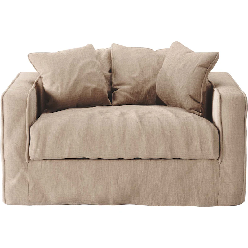 Loom Love Seat-Sohva Pellava, Beige