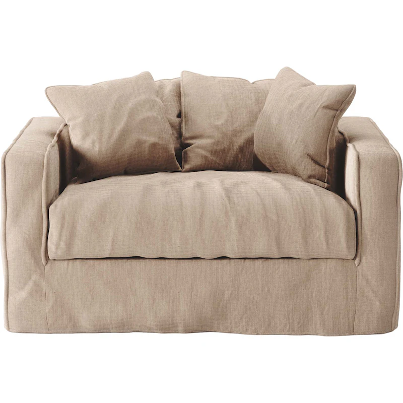 Verhoilu Loom Love Seat Linne -tuoliin, Beige