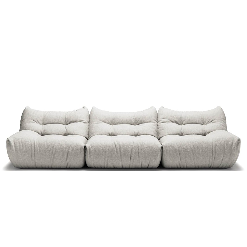 MONO Kolmipaikkainen Sohva, Steam White