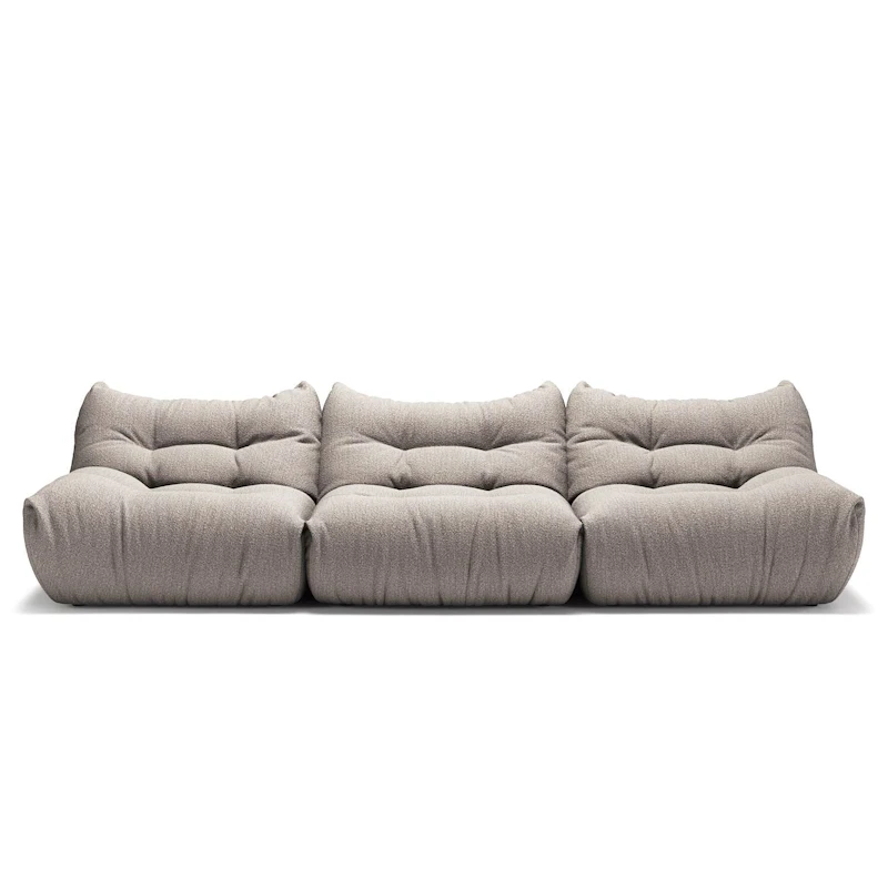 MONO Kolmipaikkainen Sohva, Clay Beige
