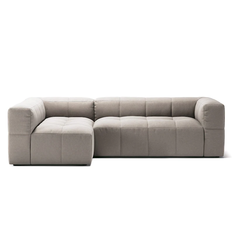 Mure Kolmipaikkainen Sohva Divaanilla Vasen, Sandshell Beige