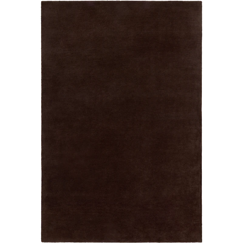Nordic Plain Villamatto 180x270 cm, Tummanruskea