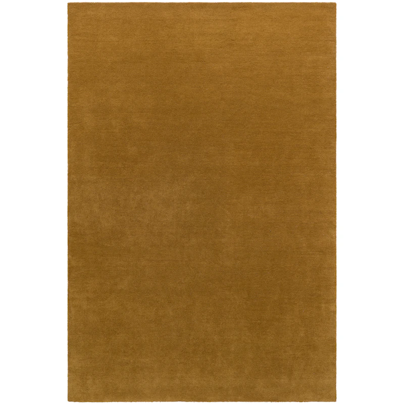 Nordic Plain Villamatto 180x270 cm, Mustard